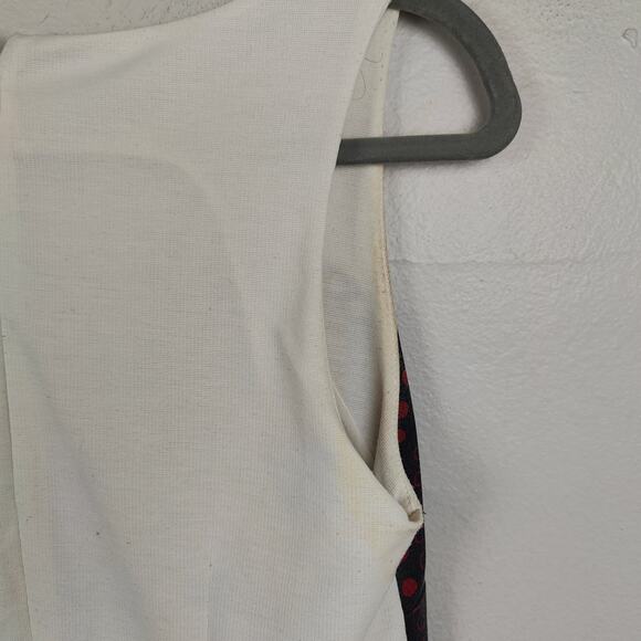 Desigual Sally Shift Dress Womens Medium White‎ Circle Print Mini Sleeveless - Picture 6 of 12